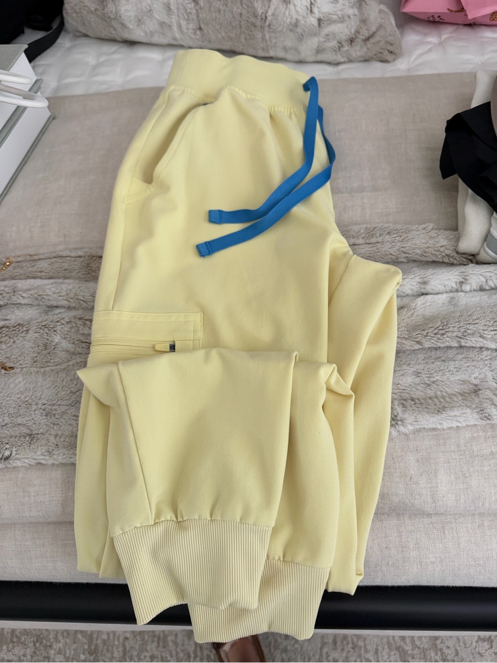Figs Sunlight Yellow Zamora Joggers